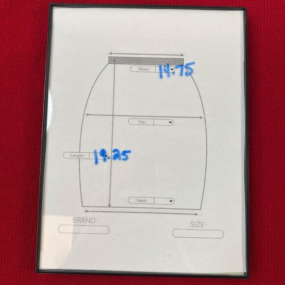 St. John Collection By Marie Gray Womens Red Santana Knit Skirt Size 4 - Picture 4 of 4